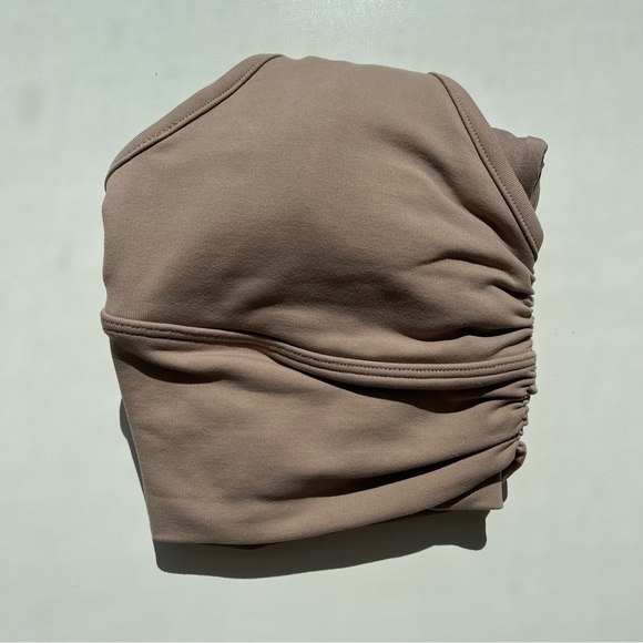 Alo Yoga Women's Wild Thing Bra in Taupe Beige Neutral - Picture 7 of 7